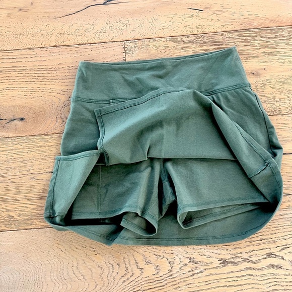 Old Navy Powerchill Active Skort Skirt Green Women Small - Picture 3 of 5